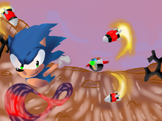 SONIC VS EGGMAN