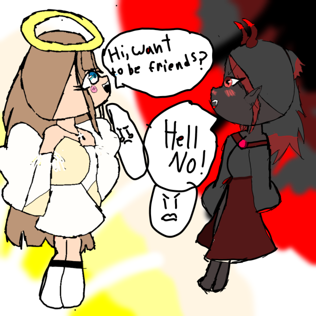 Angel and demon