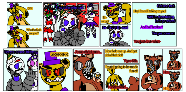 N-o (aftermath)p1. FNaF fan made comic