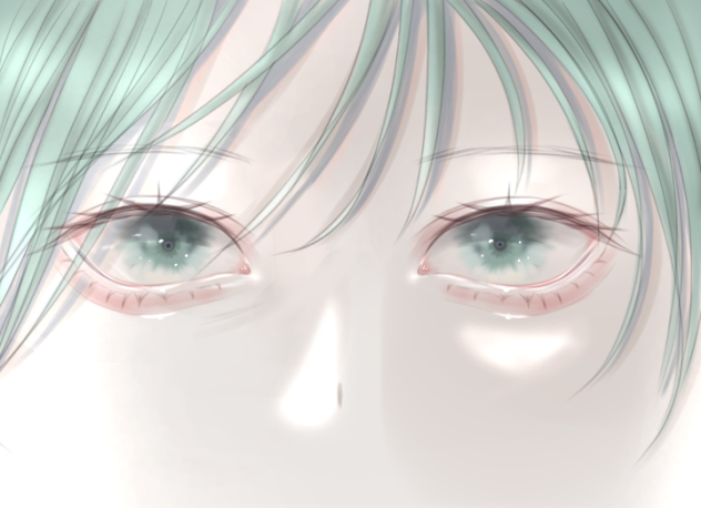 green eyes
