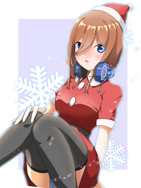 ちょっとクリスマスっぽい中野三玖(五等分の花嫁)