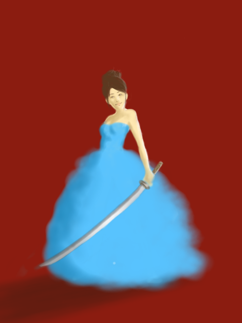 008.一刀流女子 - ibisPaint