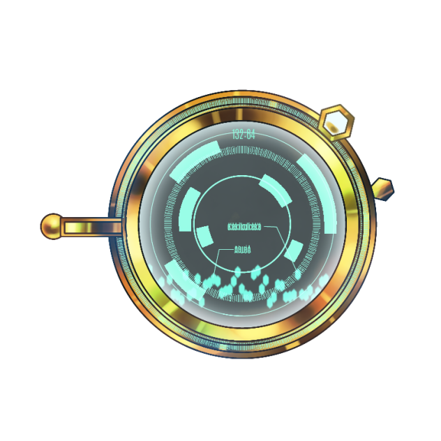 サイバー眼鏡　pince-nez glasses