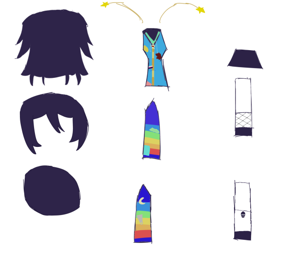 A body sheet of my oc for tweening