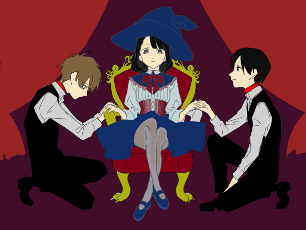 三人描くのはキツい