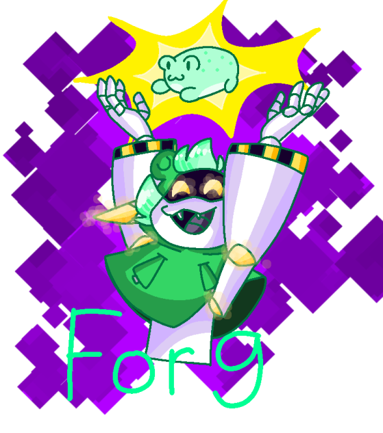 E.62 holding a Forg