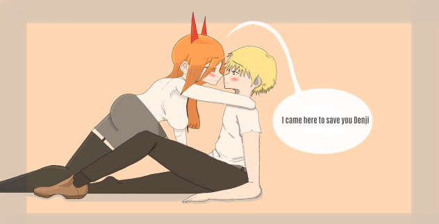 Denji x Power (Chainsawman).