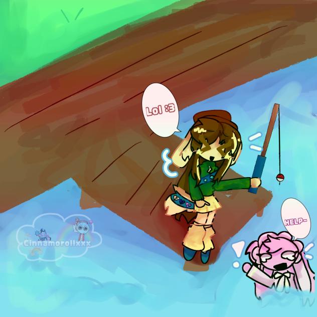 Fishing gone wrong-