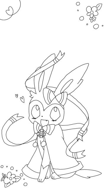 ニンフィア線画