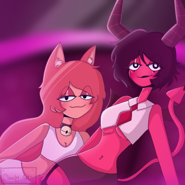 Dia and Summer - Hazbin Hotel