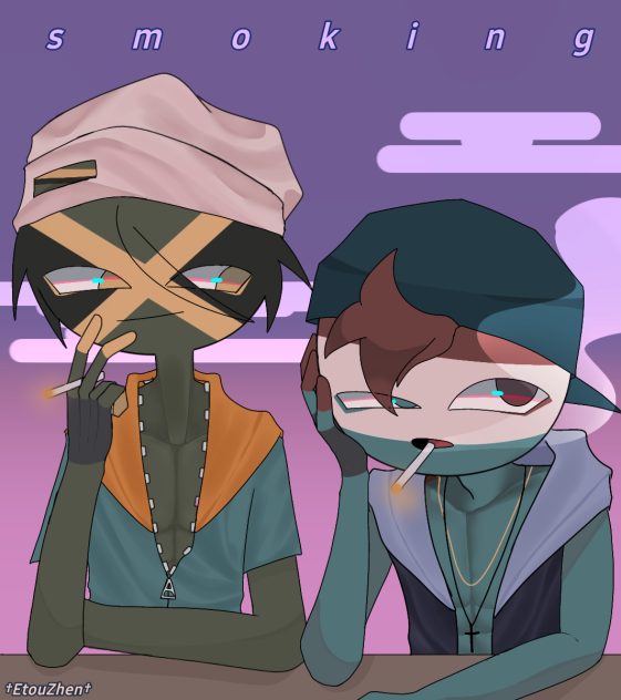 Countryhumans Jamaica X Netherlands 🇯🇲🇳🇱