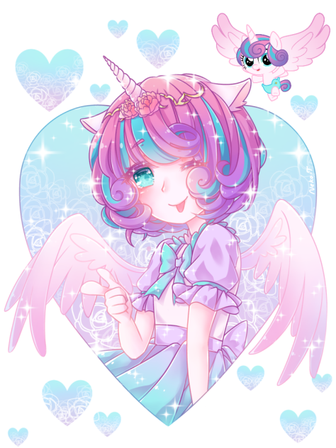 Flurry Heart-speedpaint-ibis drawing