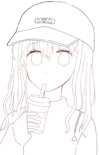 無題▲▽▲線画