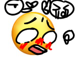 The embberresed emoji