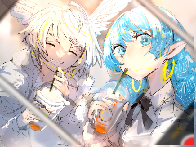 ツーショット！