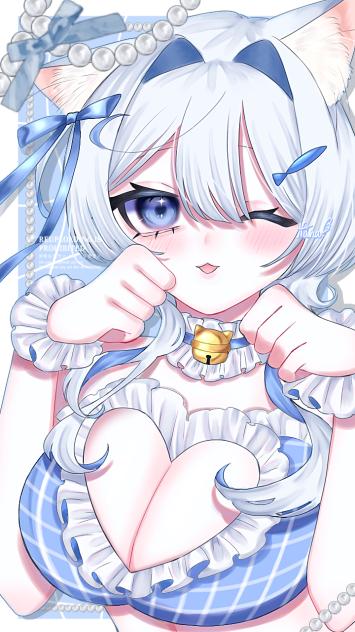 ฅ( ˙꒳​˙ ฅ)💙☁️