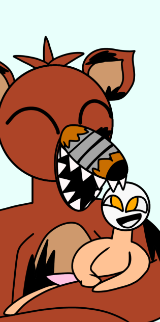 Nightmare Foxy and Reena
