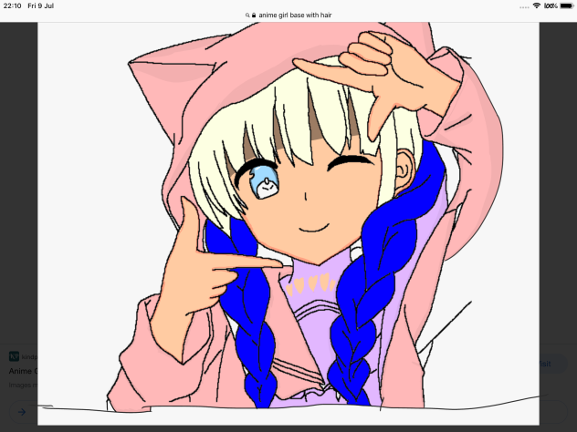 Anime girl - ibisPaint