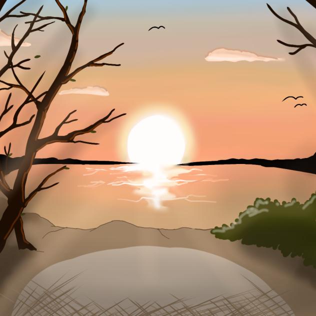 Beautiful sea - ibisPaint
