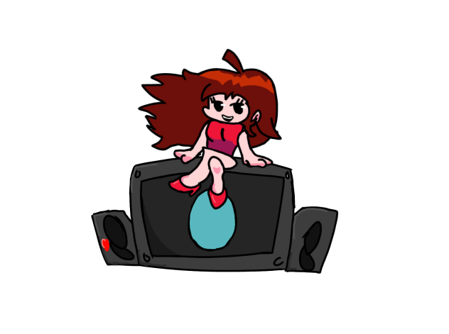 girlfriends flowing hair - ibisPaint