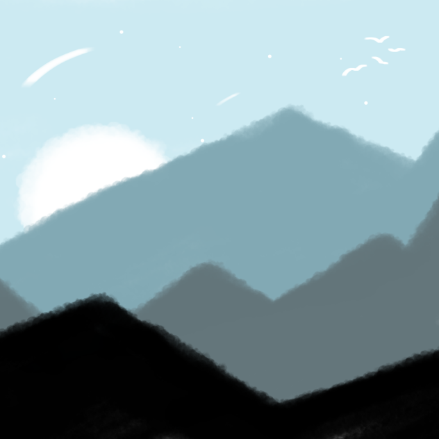 Mountains ibisPaint