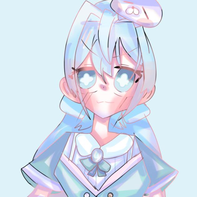 にゃまの表情見てみて！🩵