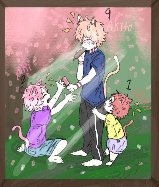 my 3 mha ocs family photo