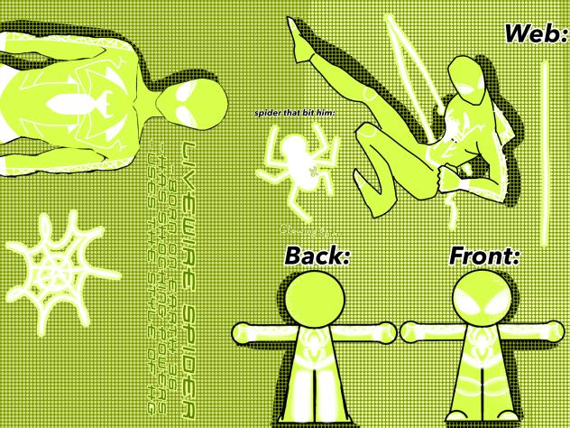 My spidersona! Livewire spider