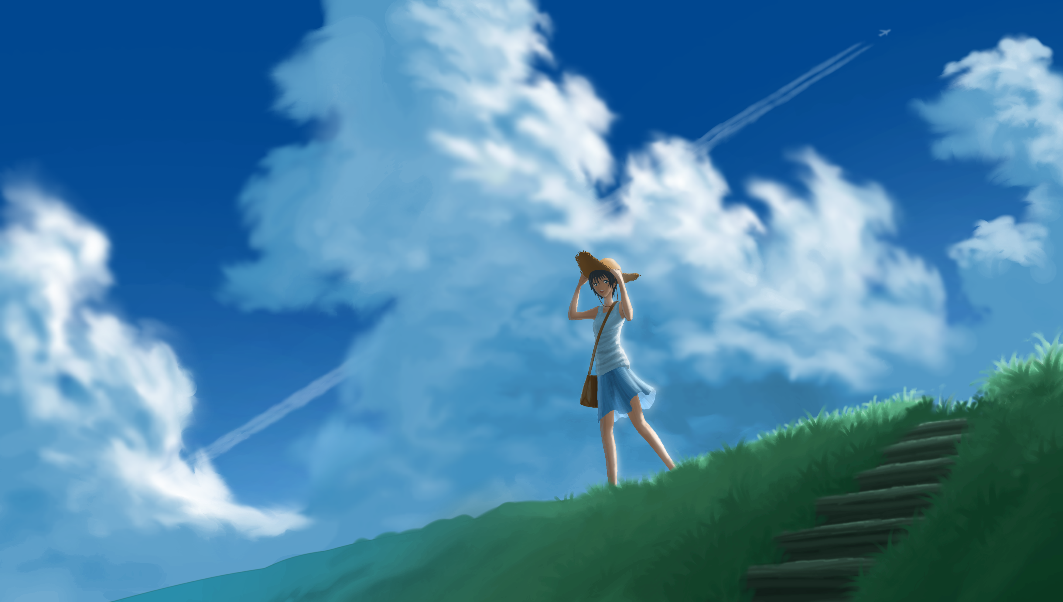 夏の風景 Ibispaint