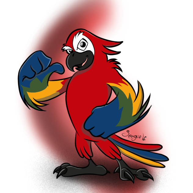 mascote para empresa de Araras