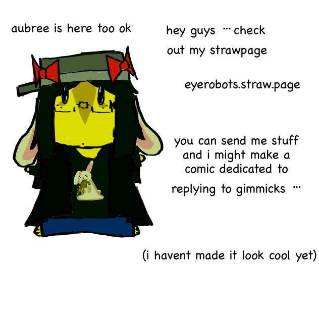 strawpage…also aubree is here