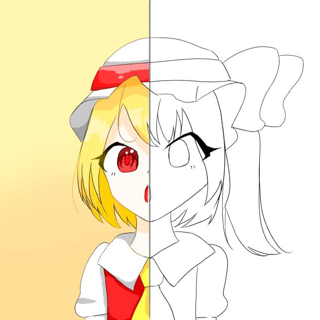 フランちゃん　塗り絵合作