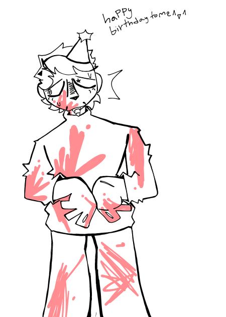 birthday art (^ ^) (tw gore)