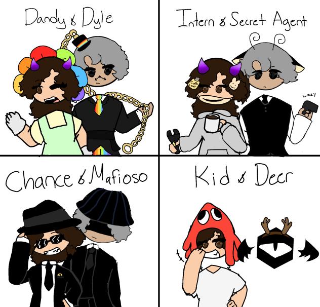 The duo’s outifts