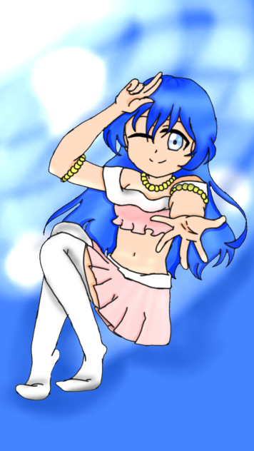 園田海未ちゃん描いた