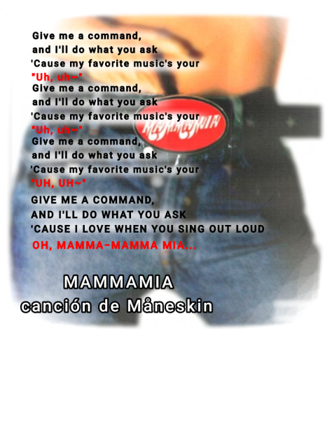 MAMMAMIA de Måneskin
