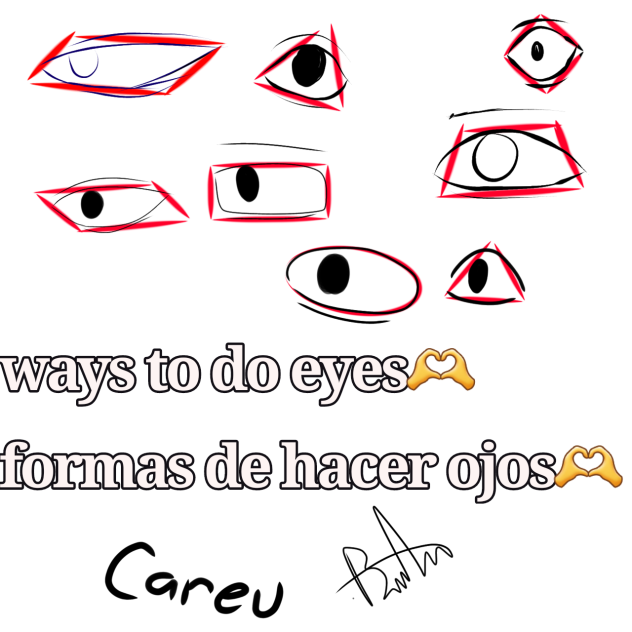 formas de hacer ojos