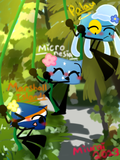 Marshall Islands, Micronesia, Palau! ^o^