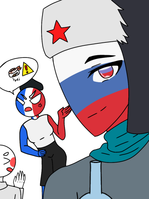 Russia take a picture Frances and japan