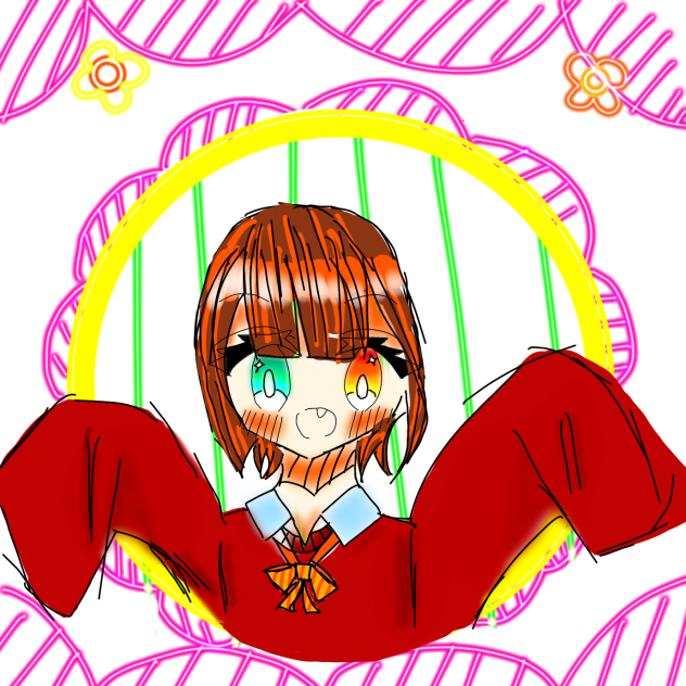 アイコンにしたいと思って作った絵