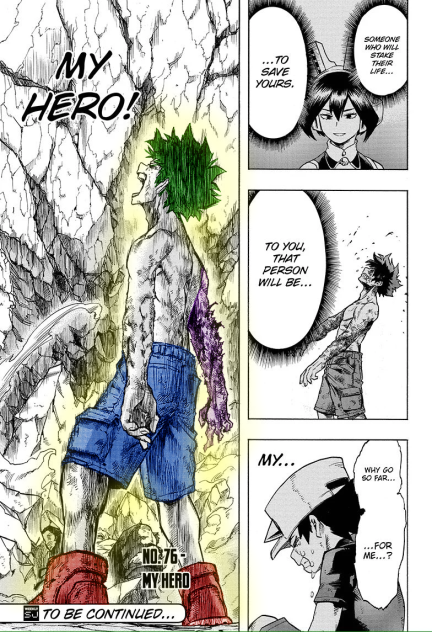 Mha manga coloured