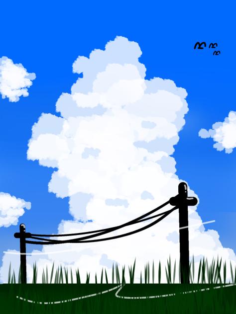 Blue sky - ibisPaint