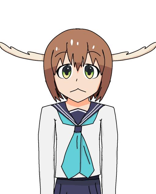funi deer girl from that anime