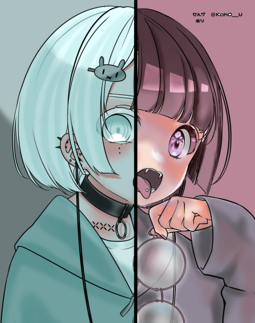 塗り絵合作