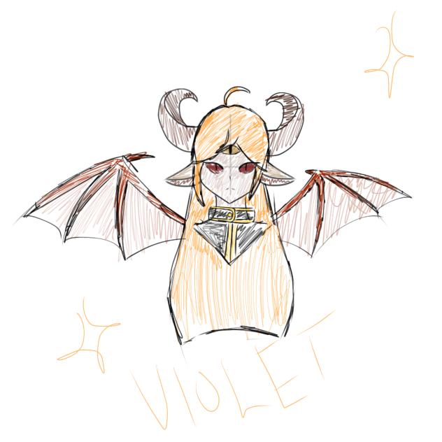 Random doodle of my oc