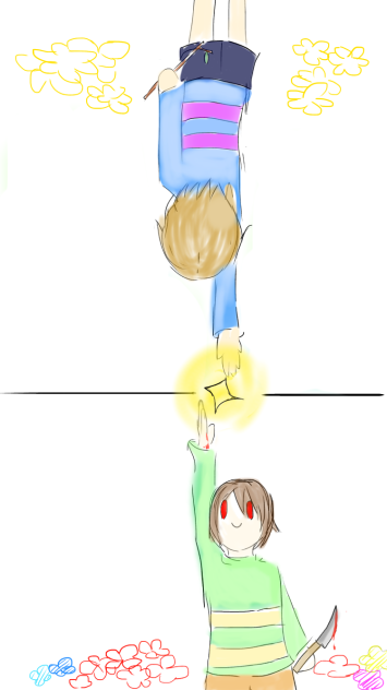フリスクとキャラ