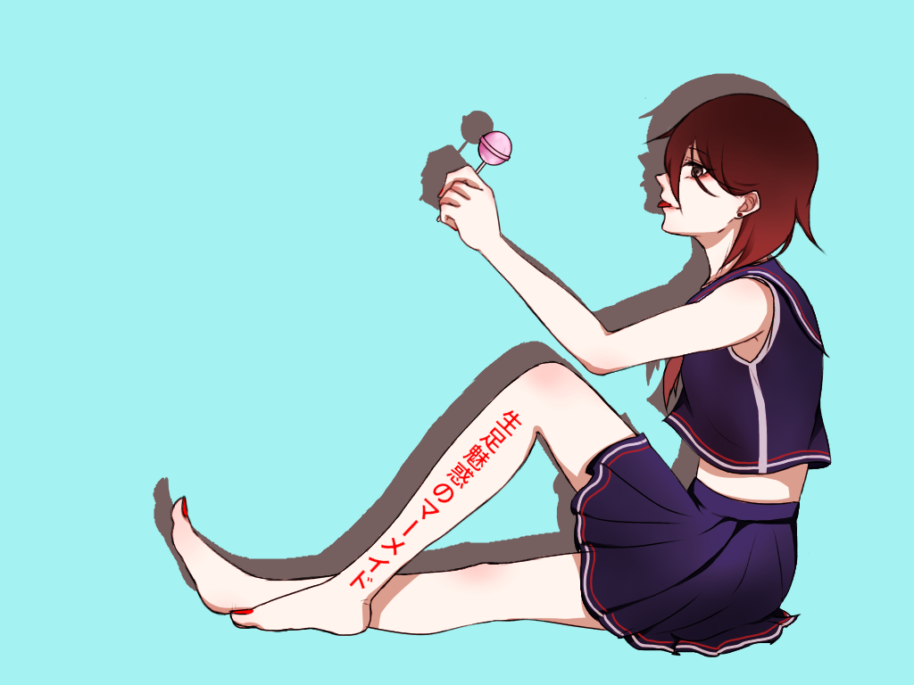 セーラー服 生足魅惑のマーメイド Ibispaint