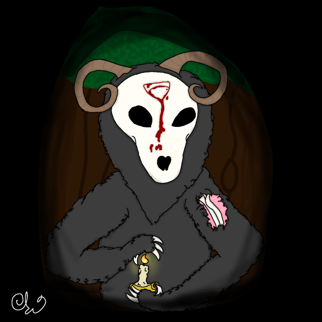 wendigo in the forest