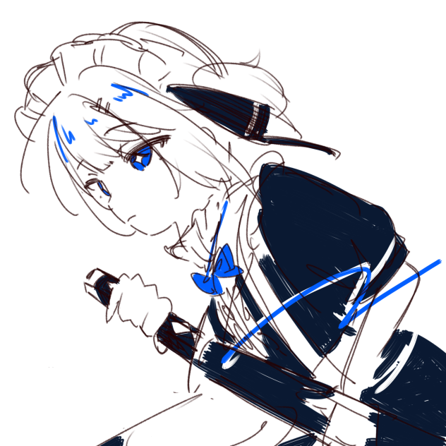 青