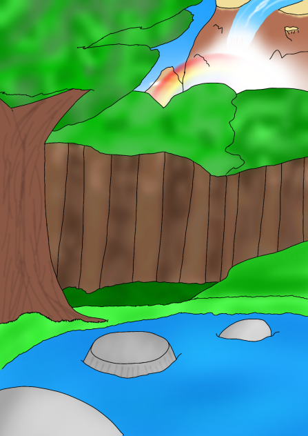 Candy red duel swords man (backgrond)